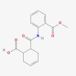 6-{[2-(methoxycarbonyl)anilino]carbonyl}-3-cyclohexene-1-carboxylic acid