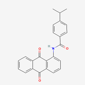 N-(9,10-dioxo-9,10-dihydro-1-anthracenyl)-4-isopropylbenzamide