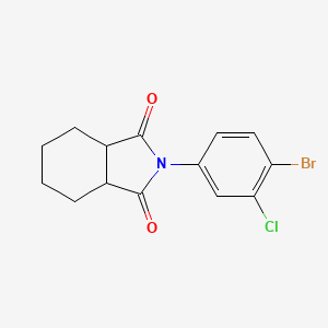 2-(4-bromo-3-chlorophenyl)hexahydro-1H-isoindole-1,3(2H)-dione