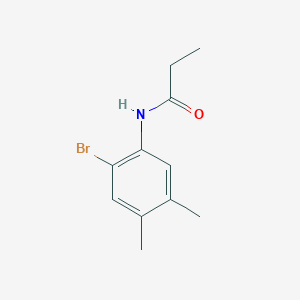 N-(2-Bromo-4,5-dimethylphenyl)propionamide