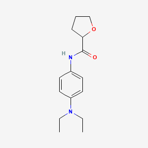 N-[4-(diethylamino)phenyl]oxolane-2-carboxamide