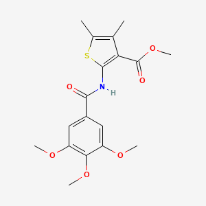 METHYL 4,5-DIMETHYL-2-(3,4,5-TRIMETHOXYBENZAMIDO)THIOPHENE-3-CARBOXYLATE