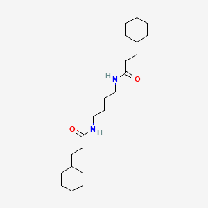 3-CYCLOHEXYL-N-[4-(3-CYCLOHEXYLPROPANAMIDO)BUTYL]PROPANAMIDE