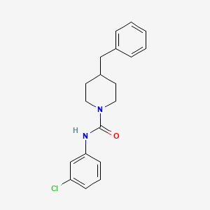 4-benzyl-N-(3-chlorophenyl)-1-piperidinecarboxamide