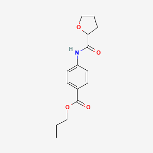 propyl 4-[(tetrahydro-2-furanylcarbonyl)amino]benzoate