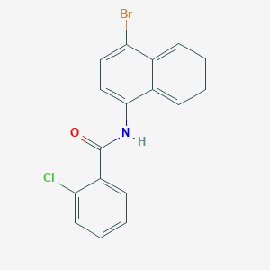 N-(4-bromonaphthalen-1-yl)-2-chlorobenzamide