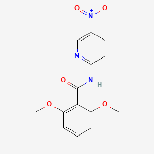 2,6-dimethoxy-N-(5-nitropyridin-2-yl)benzamide