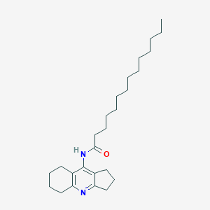 molecular formula C26H42N2O B402769 N-(2,3,5,6,7,8-hexahydro-1H-cyclopenta[b]quinolin-9-yl)tetradecanamide 