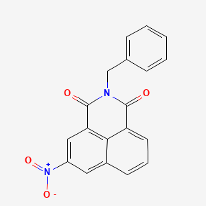 molecular formula C19H12N2O4 B4027703 2-benzyl-5-nitro-1H-benzo[de]isoquinoline-1,3(2H)-dione 