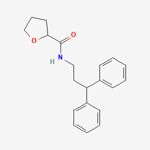 N-(3,3-diphenylpropyl)tetrahydro-2-furancarboxamide