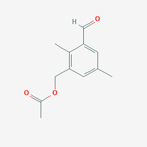 (3-Formyl-2,5-dimethylphenyl)methyl acetate