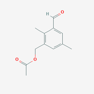 molecular formula C12H14O3 B402775 (3-Formyl-2,5-dimethylphenyl)methyl acetate 