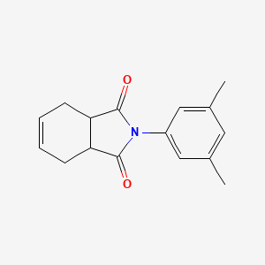 molecular formula C16H17NO2 B4027757 2-(3,5-dimethylphenyl)-3a,4,7,7a-tetrahydro-1H-isoindole-1,3(2H)-dione 