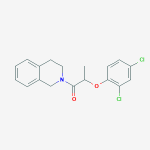 2-(2,4-dichlorophenoxy)-1-(3,4-dihydroisoquinolin-2(1H)-yl)propan-1-one