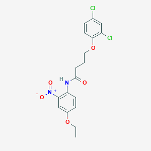 4-(2,4-dichlorophenoxy)-N-(4-ethoxy-2-nitrophenyl)butanamide