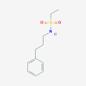 molecular formula C11H17NO2S B4027840 N-(3-phenylpropyl)ethanesulfonamide 