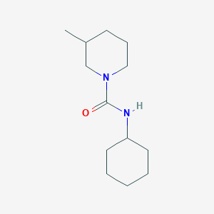 molecular formula C13H24N2O B4027881 N-cyclohexyl-3-methylpiperidine-1-carboxamide 