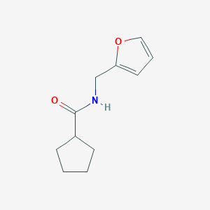 N-(furan-2-ylmethyl)cyclopentanecarboxamide