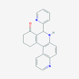 8-pyridin-2-yl-8,10,11,12-tetrahydro-7H-benzo[a][4,7]phenanthrolin-9-one