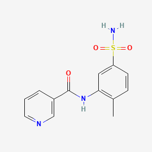 N-(2-methyl-5-sulfamoylphenyl)pyridine-3-carboxamide