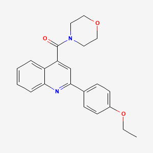 2-(4-ETHOXYPHENYL)-4-(MORPHOLINE-4-CARBONYL)QUINOLINE