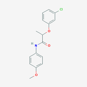 2-(3-chlorophenoxy)-N-(4-methoxyphenyl)propanamide