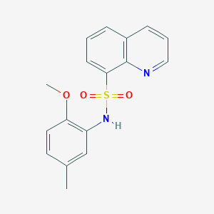 N-(2-methoxy-5-methylphenyl)-8-quinolinesulfonamide