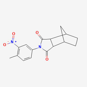 molecular formula C16H16N2O4 B4028051 2-(4-methyl-3-nitrophenyl)hexahydro-1H-4,7-methanoisoindole-1,3(2H)-dione 