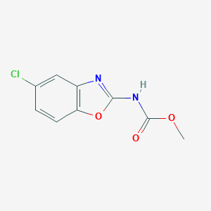 molecular formula C9H7ClN2O3 B402807 Methyl 5-chloro-1,3-benzoxazol-2-ylcarbamate 