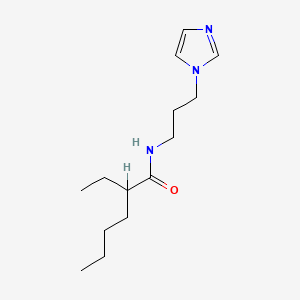 2-ethyl-N-[3-(1H-imidazol-1-yl)propyl]hexanamide