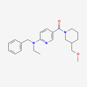 N-benzyl-N-ethyl-5-{[3-(methoxymethyl)-1-piperidinyl]carbonyl}-2-pyridinamine