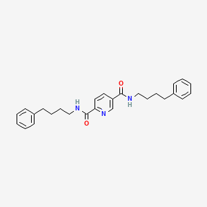 N2,N5-BIS(4-PHENYLBUTYL)PYRIDINE-2,5-DICARBOXAMIDE