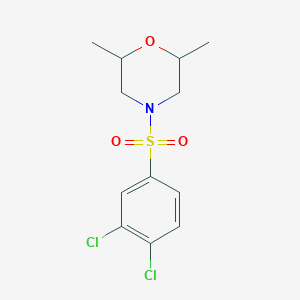 4-(3,4-Dichlorobenzenesulfonyl)-2,6-dimethylmorpholine