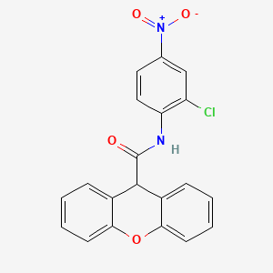 N-(2-chloro-4-nitrophenyl)-9H-xanthene-9-carboxamide