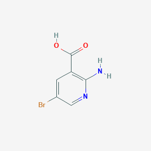 molecular formula C6H5BrN2O2 B040283 2-氨基-5-溴烟酸 CAS No. 52833-94-0