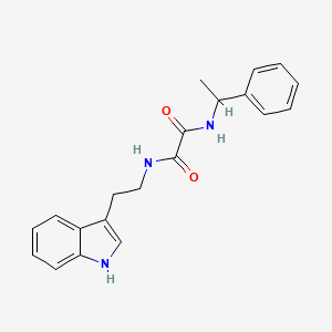 N-[2-(1H-indol-3-yl)ethyl]-N'-(1-phenylethyl)ethanediamide