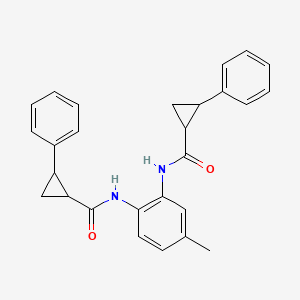 N,N'-(4-methylbenzene-1,2-diyl)bis(2-phenylcyclopropanecarboxamide)