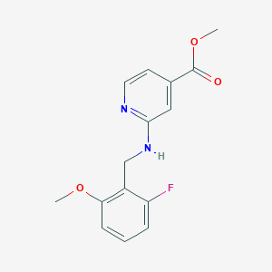 methyl 2-[(2-fluoro-6-methoxybenzyl)amino]isonicotinate