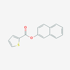 molecular formula C15H10O2S B402838 2-Thiophenecarboxylic acid, 2-naphthyl ester CAS No. 38281-71-9