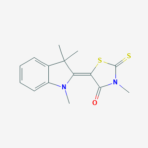 3-methyl-2-thioxo-5-(1,3,3-trimethyl-1,3-dihydro-2H-indol-2-ylidene)-1,3-thiazolidin-4-one