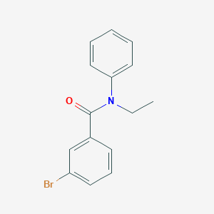 molecular formula C15H14BrNO B402843 3-bromo-N-ethyl-N-phenylbenzamide 