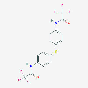 2,2,2-trifluoro-N-[4-({4-[(trifluoroacetyl)amino]phenyl}sulfanyl)phenyl]acetamide