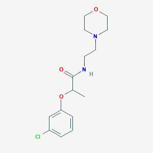 2-(3-chlorophenoxy)-N-[2-(morpholin-4-yl)ethyl]propanamide