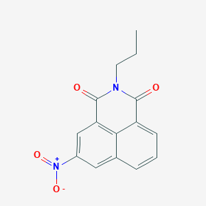 molecular formula C15H12N2O4 B4028477 5-nitro-2-propyl-1H-benzo[de]isoquinoline-1,3(2H)-dione 