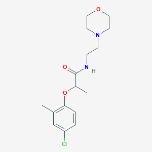 2-(4-chloro-2-methylphenoxy)-N-[2-(4-morpholinyl)ethyl]propanamide