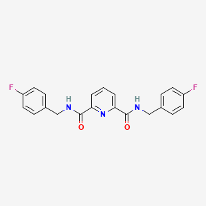 N,N'-bis(4-fluorobenzyl)-2,6-pyridinedicarboxamide