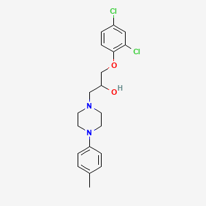 1-(2,4-Dichlorophenoxy)-3-[4-(4-methylphenyl)piperazin-1-yl]propan-2-ol