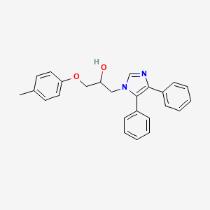 1-(4,5-diphenyl-1H-imidazol-1-yl)-3-(4-methylphenoxy)-2-propanol