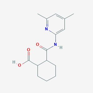 2-[(4,6-Dimethylpyridin-2-yl)carbamoyl]cyclohexanecarboxylic acid