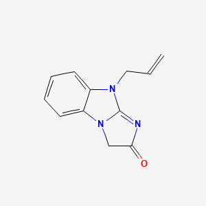 molecular formula C12H11N3O B4028640 9-(prop-2-en-1-yl)-3H-imidazo[1,2-a]benzimidazol-2(9H)-one 